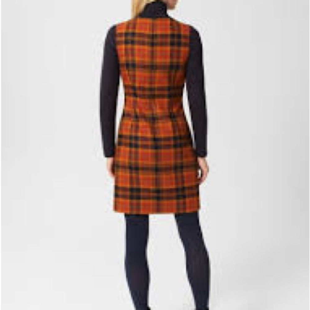 Hobbs Ruthie Wool Dress with velvet accents- size 10. Perfect condition - Picture 2 of 10